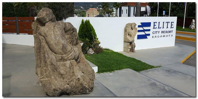 Υπαίθρια έκθεση γλυπτικής στο Elite City Resort