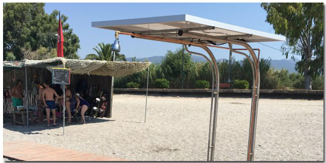 Εγκατάσταση ντουσιέρας στη ράμπα για τα μπάνια των ΑμεΑ