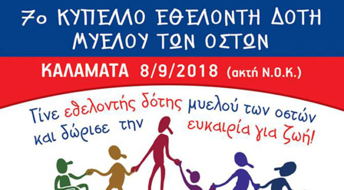 7ο κύπελλο εθελοντή δότη μυελού των οστών