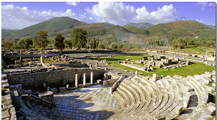 Η παράσταση ANΩTΕRRΑ στον αρχαιολογικό χώρο της Αρχαίας Μεσσήνης